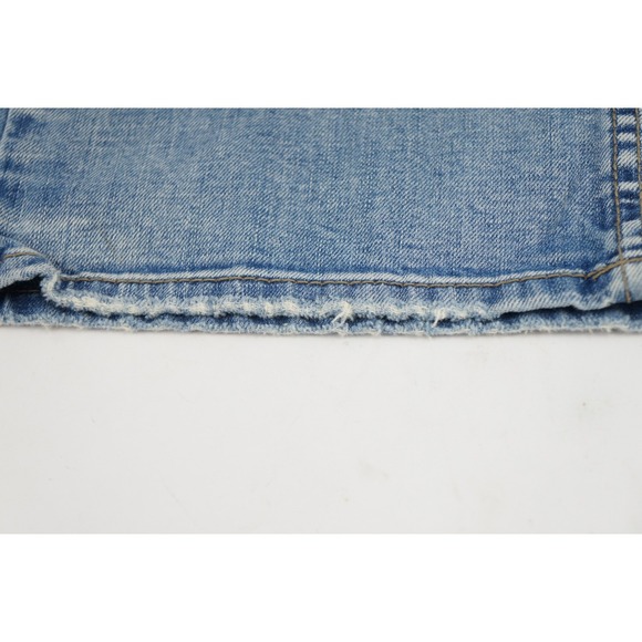 Moon Shine Spirit 120 Proof Slim Straight Mens Light Wash Denim Jeans W32 L34 - Picture 4 of 8